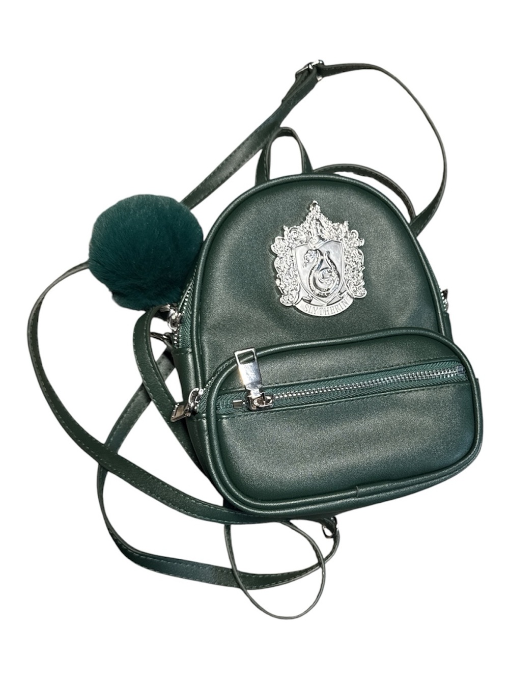 Universal Studios Harry Potter Slytherin
Crest Mini Backpack Emerald Green Purse